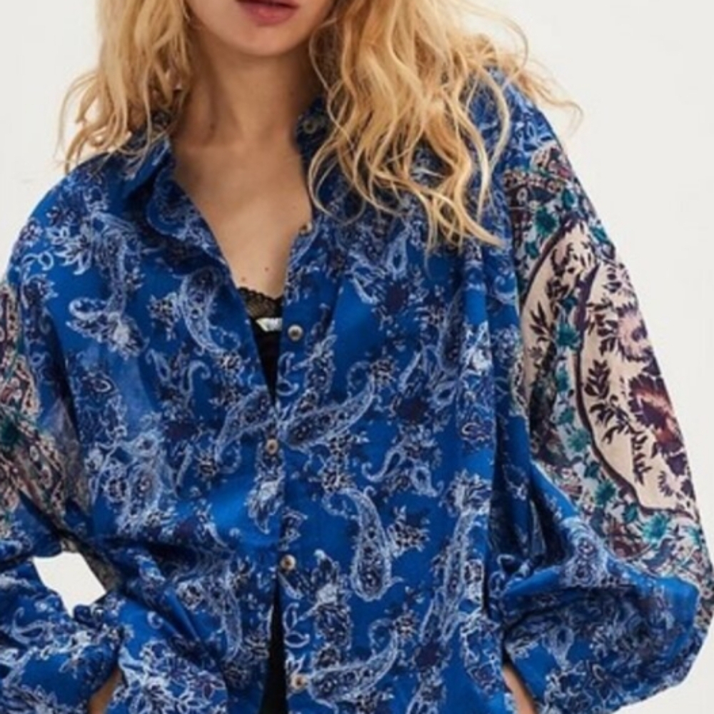 Free People Rosebud Blouse